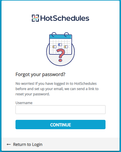 To recover password, insert your username on the mentioned column