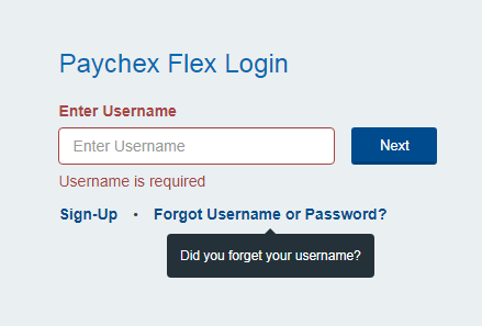 paychex flex login page