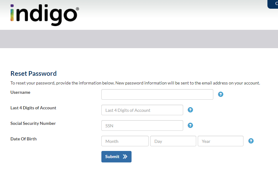Myindigocard forgot password 2